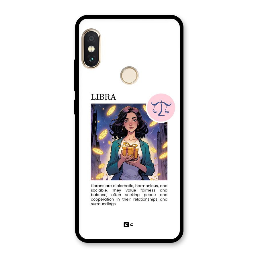Love Libra Glass Back Case for Redmi Note 5 Pro