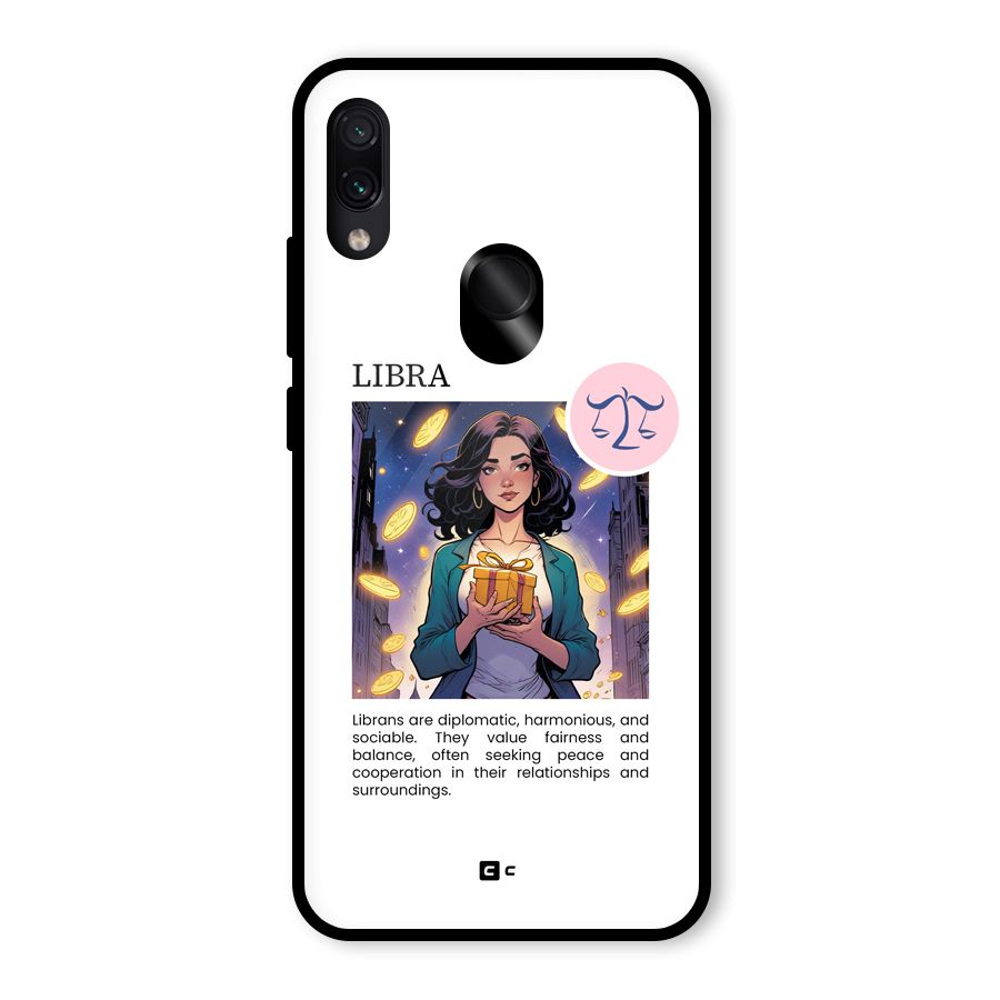 Love Libra Glass Back Case for Redmi Note 7 Pro