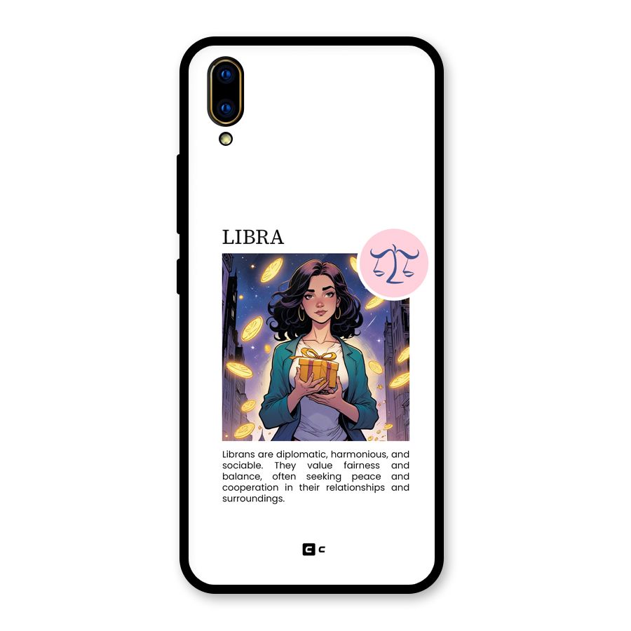 Love Libra Glass Back Case for Vivo V11 Pro