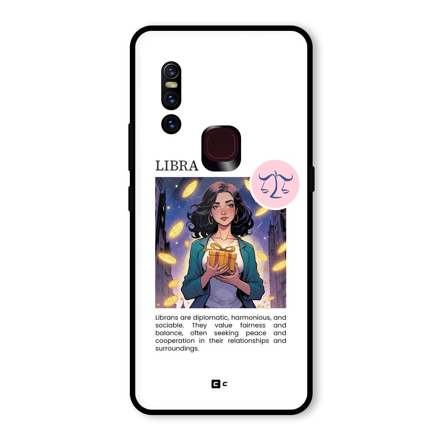 Love Libra Glass Back Case for Vivo V15