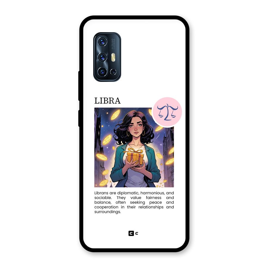 Love Libra Glass Back Case for Vivo V17