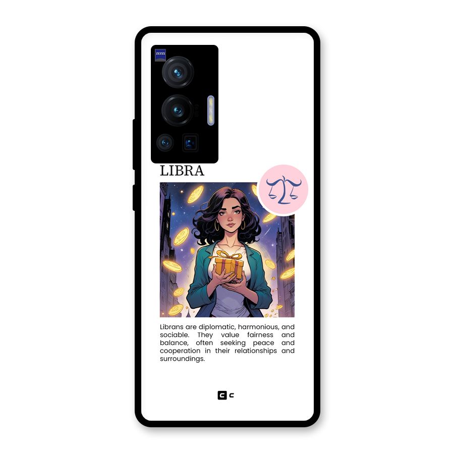 Love Libra Glass Back Case for Vivo X70 Pro