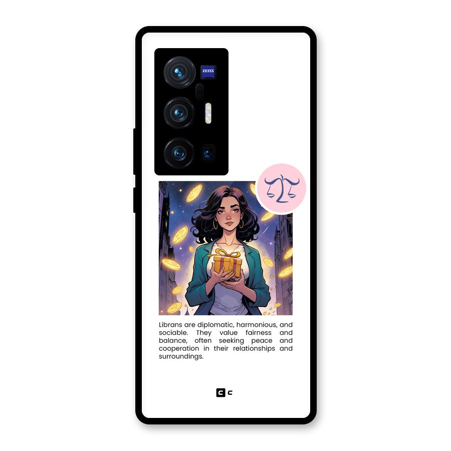 Love Libra Glass Back Case for Vivo X70 Pro Plus