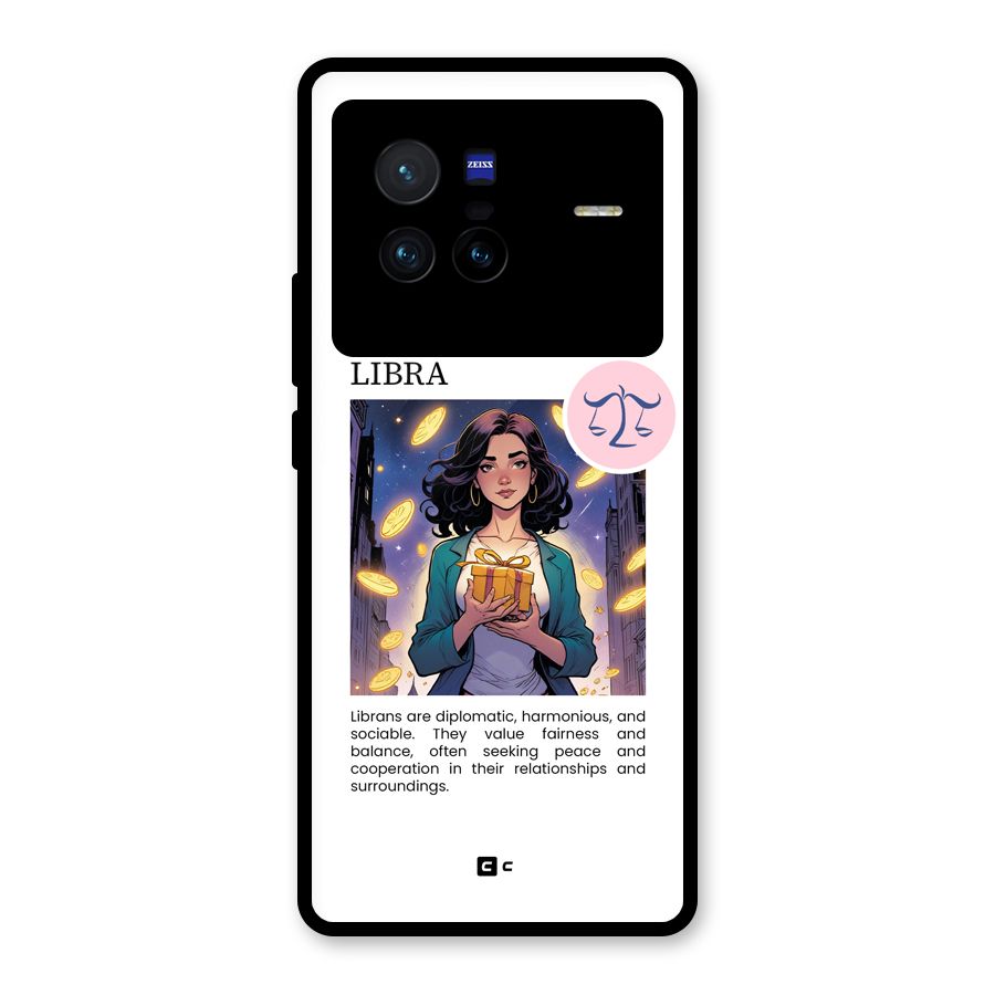 Love Libra Glass Back Case for Vivo X80