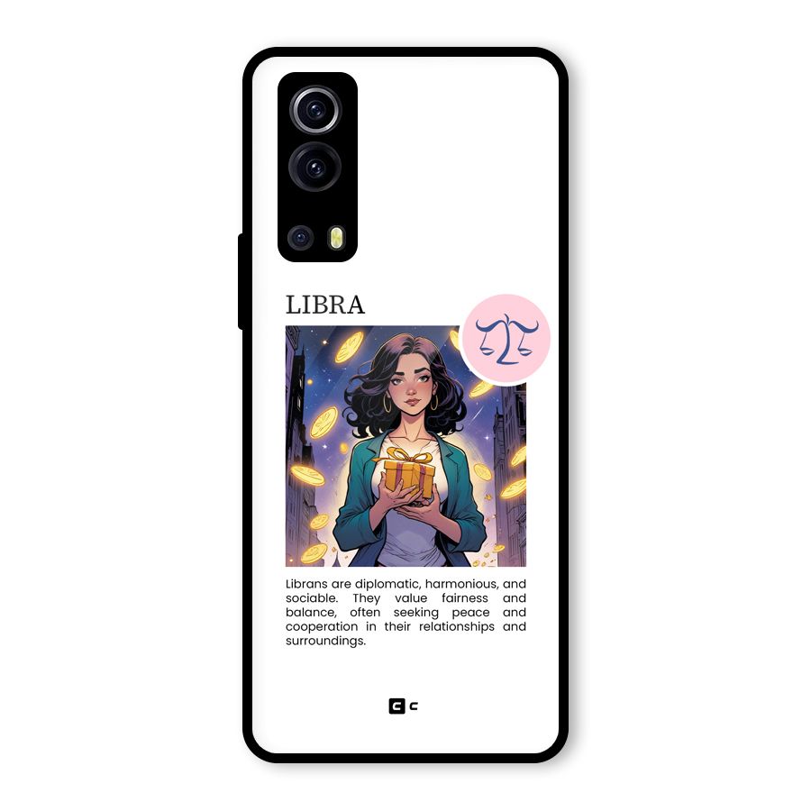 Love Libra Glass Back Case for Vivo iQOO Z3