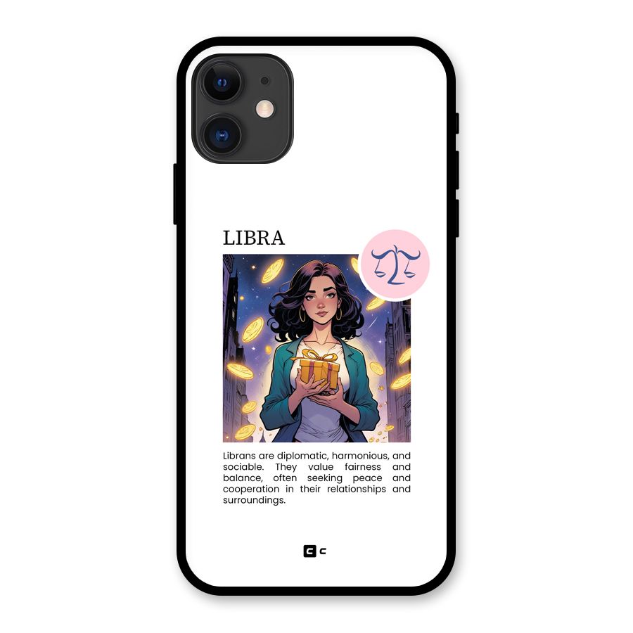 Love Libra Glass Back Case for iPhone 11