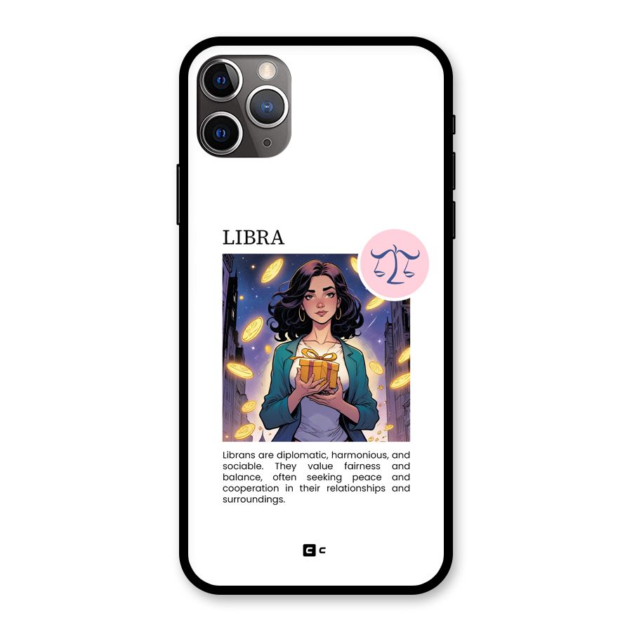 Love Libra Glass Back Case for iPhone 11 Pro Max