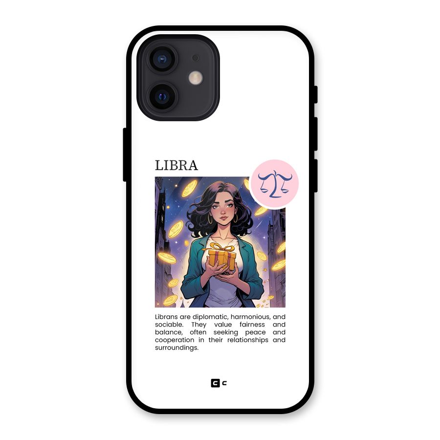 Love Libra Glass Back Case for iPhone 12
