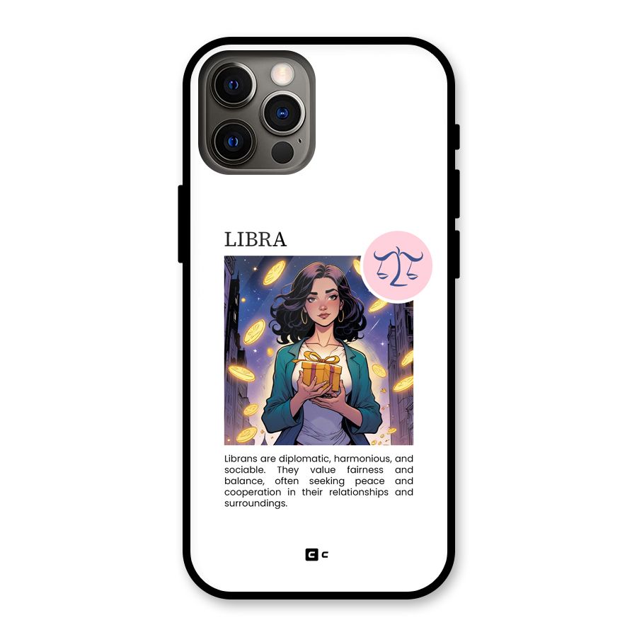 Love Libra Glass Back Case for iPhone 12 Pro