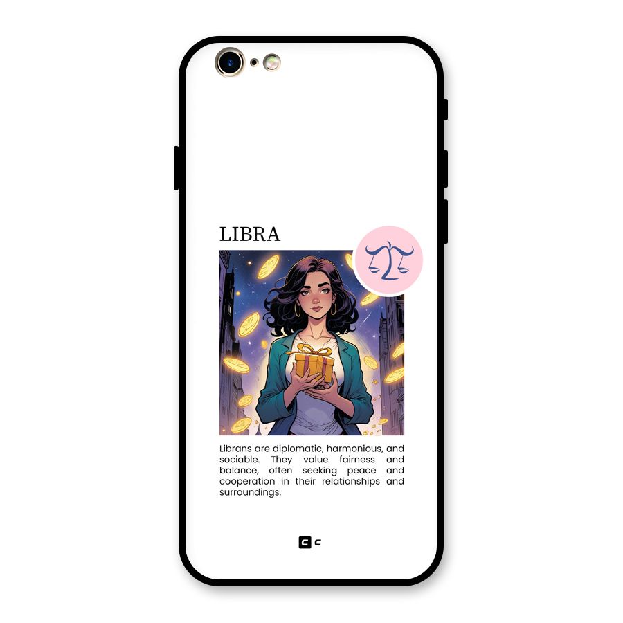 Love Libra Glass Back Case for iPhone 6 6S