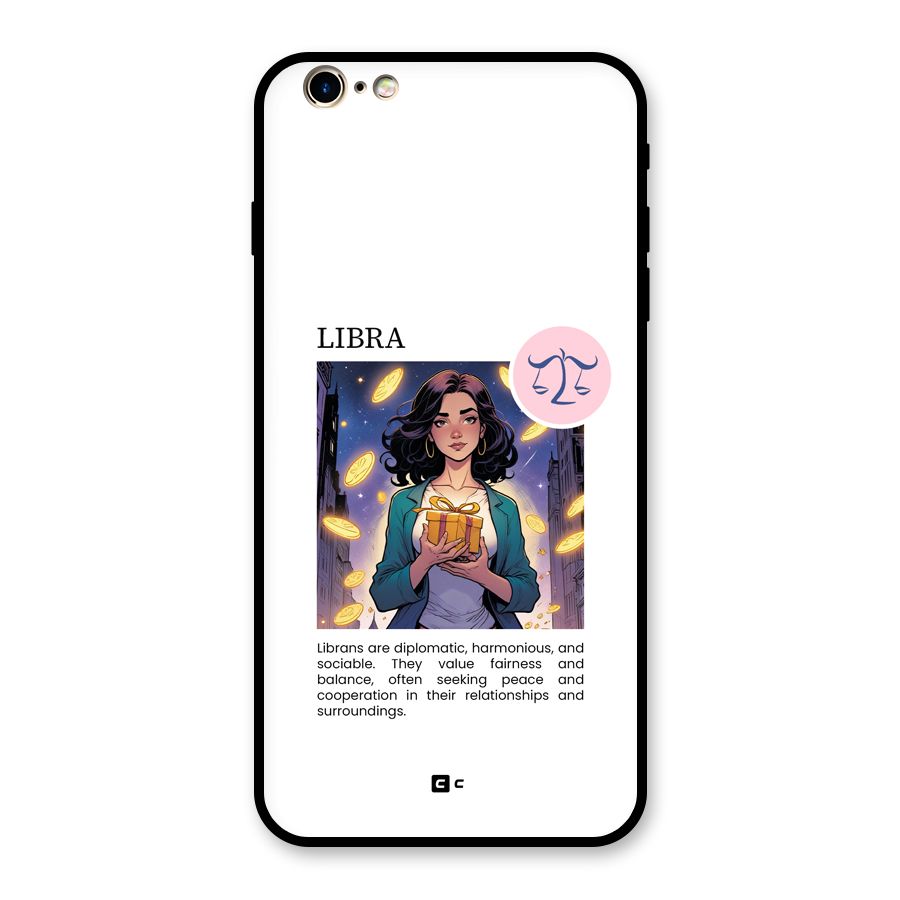 Love Libra Glass Back Case for iPhone 6 Plus 6S Plus