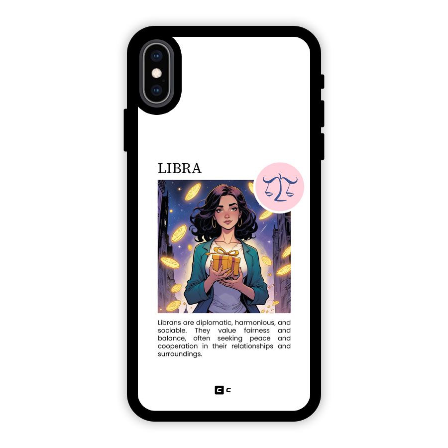 Love Libra Glass Back Case for iPhone XS Max