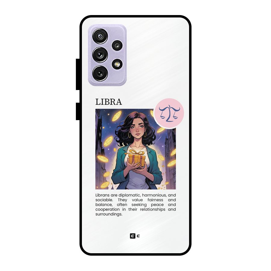 Love Libra Metal Back Case for Galaxy A72