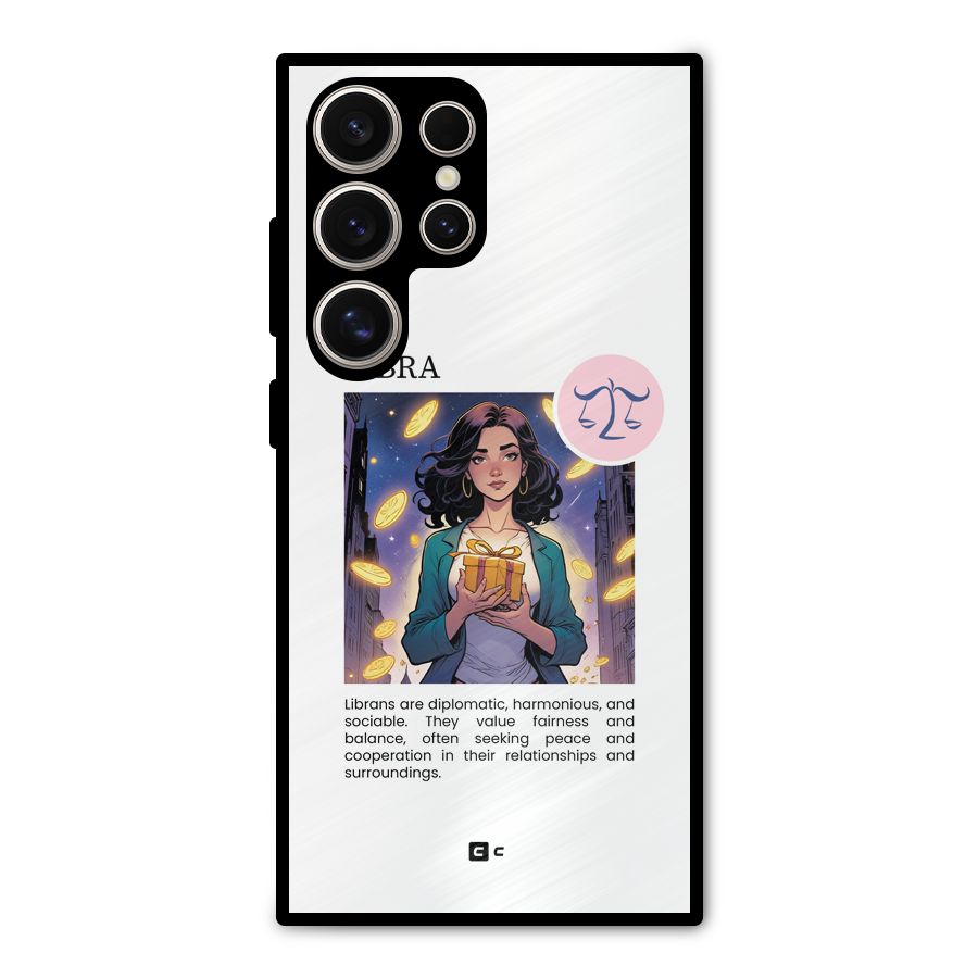 Love Libra Metal Back Case for Galaxy S24 Ultra