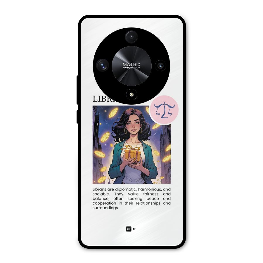 Love Libra Metal Back Case for Honor X9b