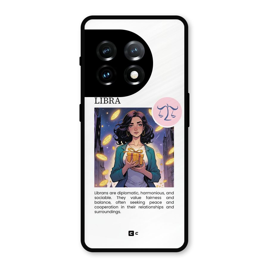 Love Libra Metal Back Case for OnePlus 11