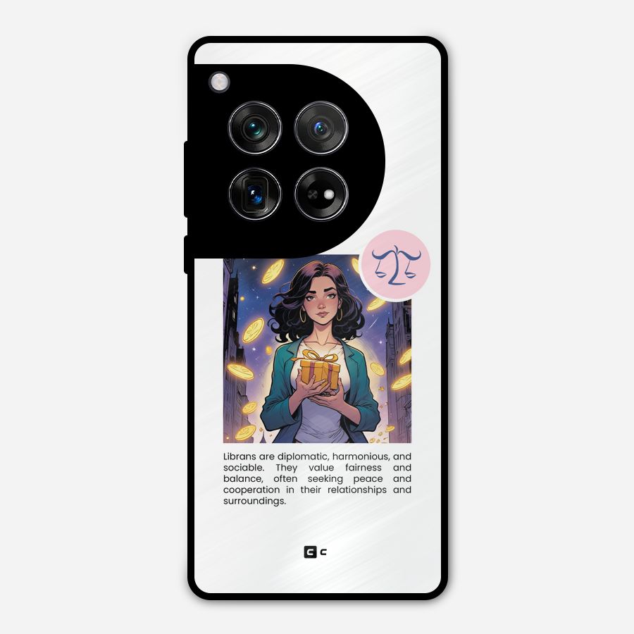 Love Libra Metal Back Case for OnePlus 12