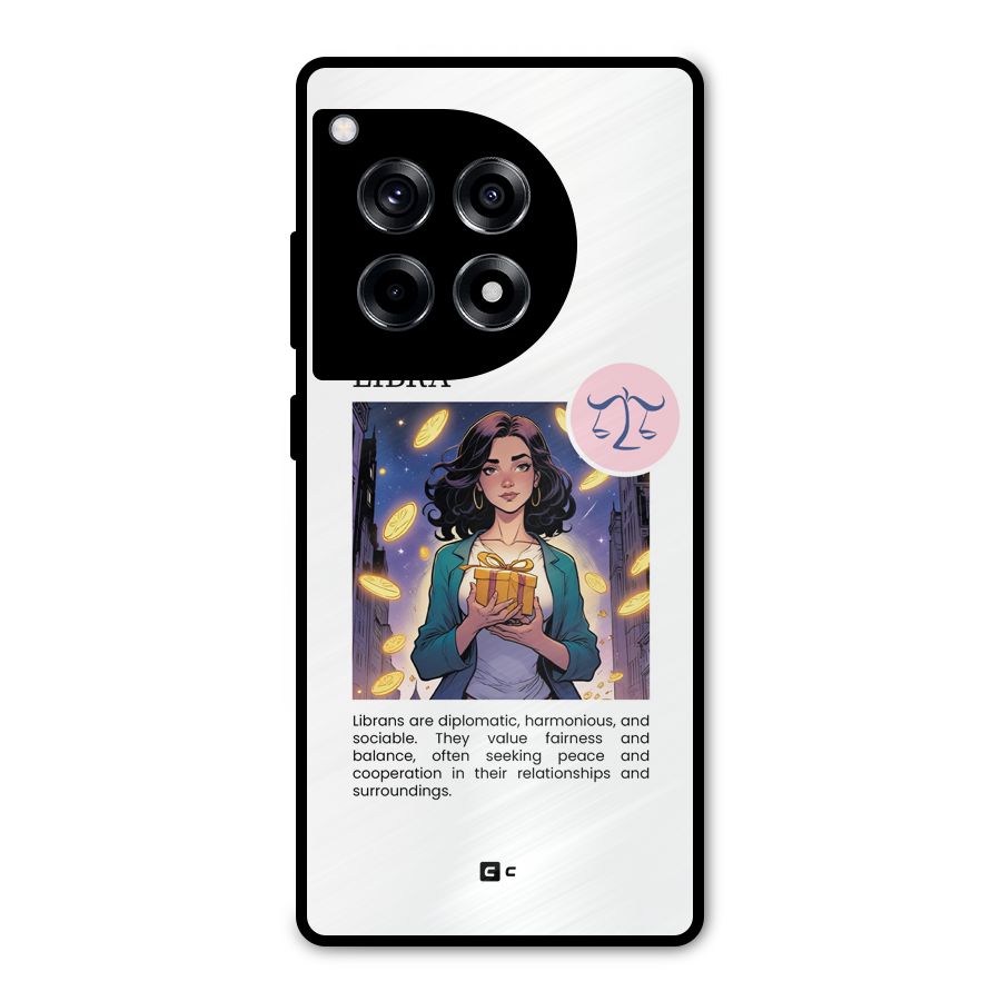 Love Libra Metal Back Case for OnePlus 12R