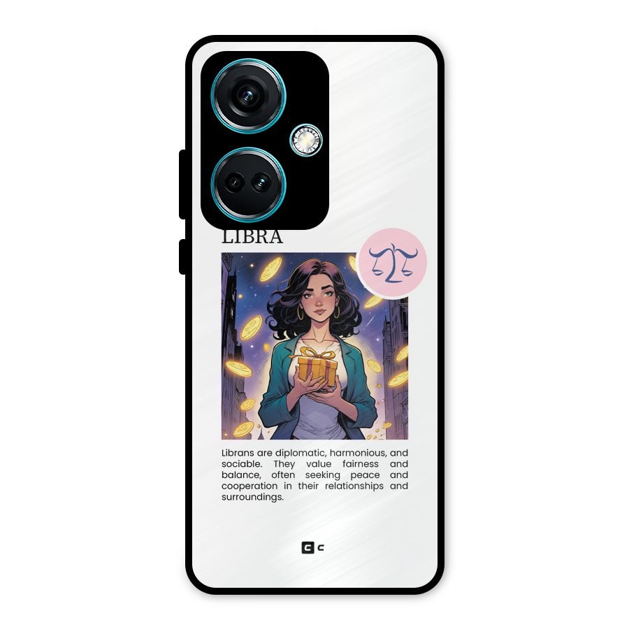 Love Libra Metal Back Case for OnePlus Nord CE 3 5G