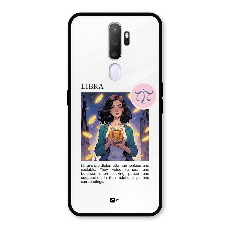 Love Libra Metal Back Case for Oppo A5 (2020)