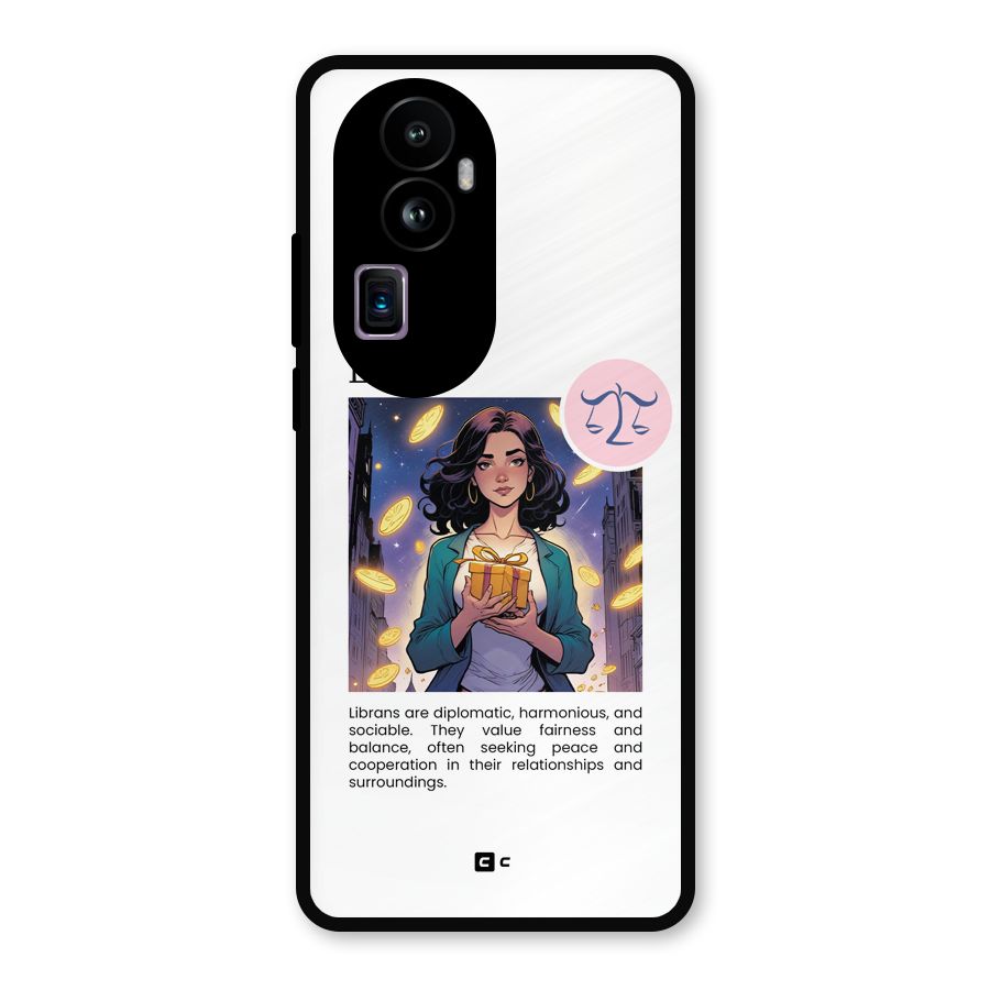 Love Libra Metal Back Case for Oppo Reno10 Pro Plus