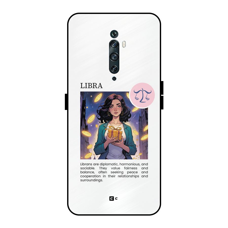 Love Libra Metal Back Case for Oppo Reno2 F
