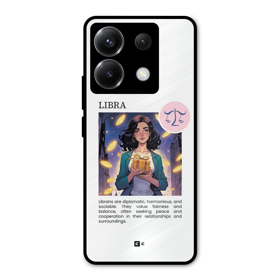 Love Libra Metal Back Case for Poco X6