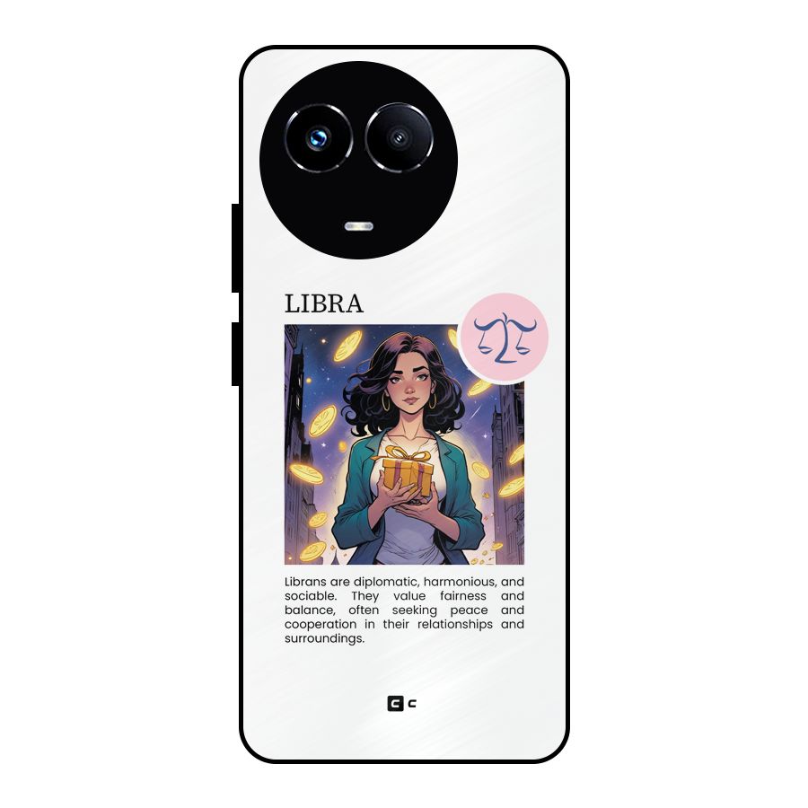Love Libra Metal Back Case for Realme 11X