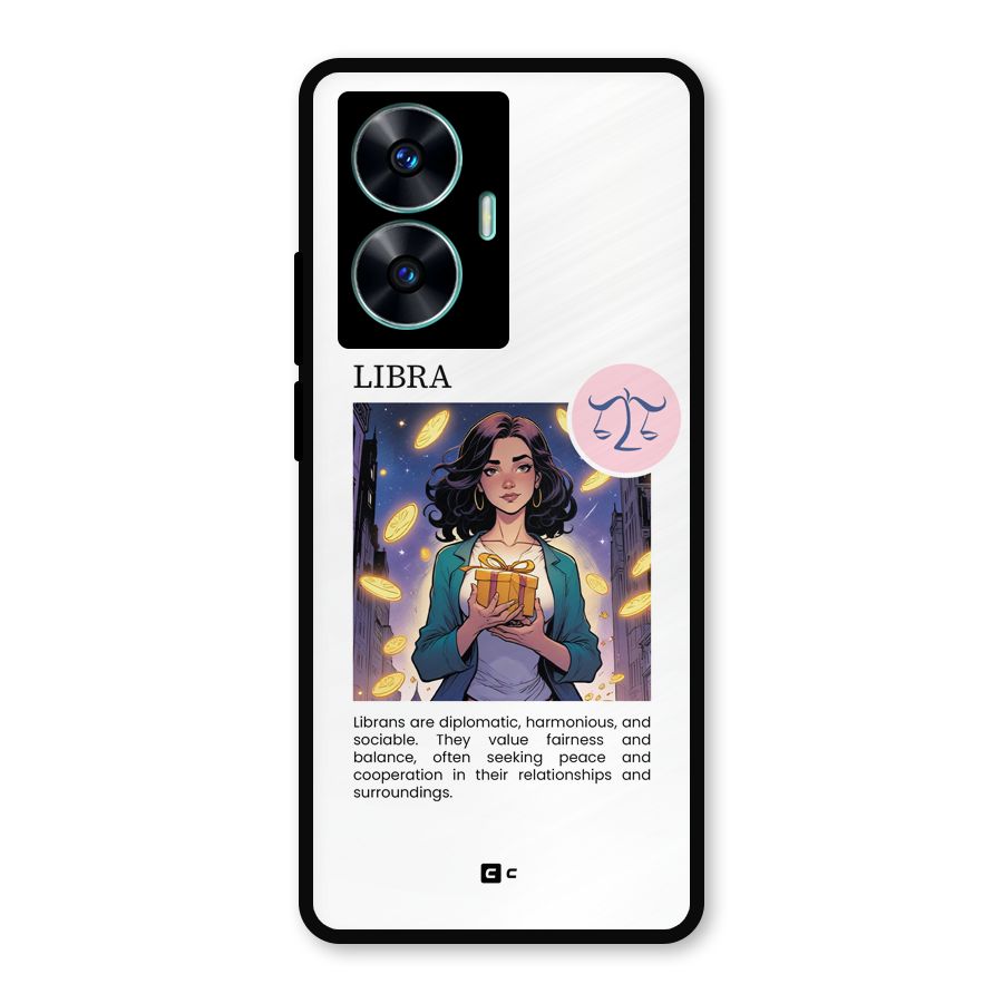 Love Libra Metal Back Case for Realme Narzo N55