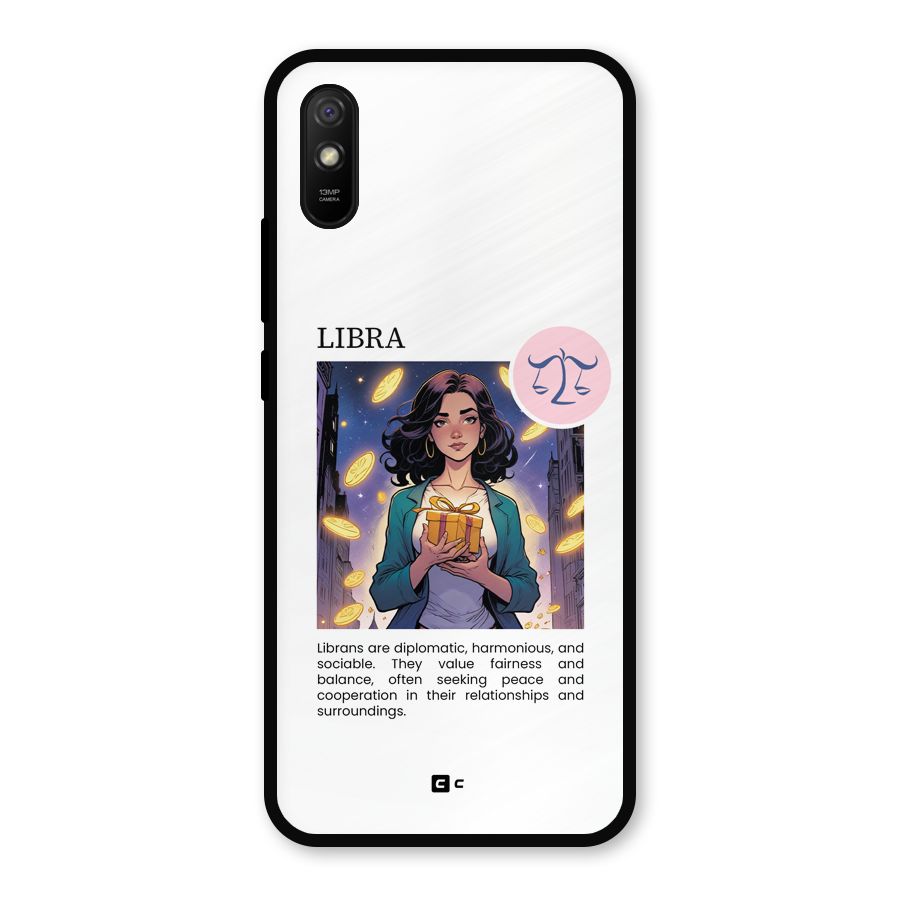 Love Libra Metal Back Case for Redmi 9i