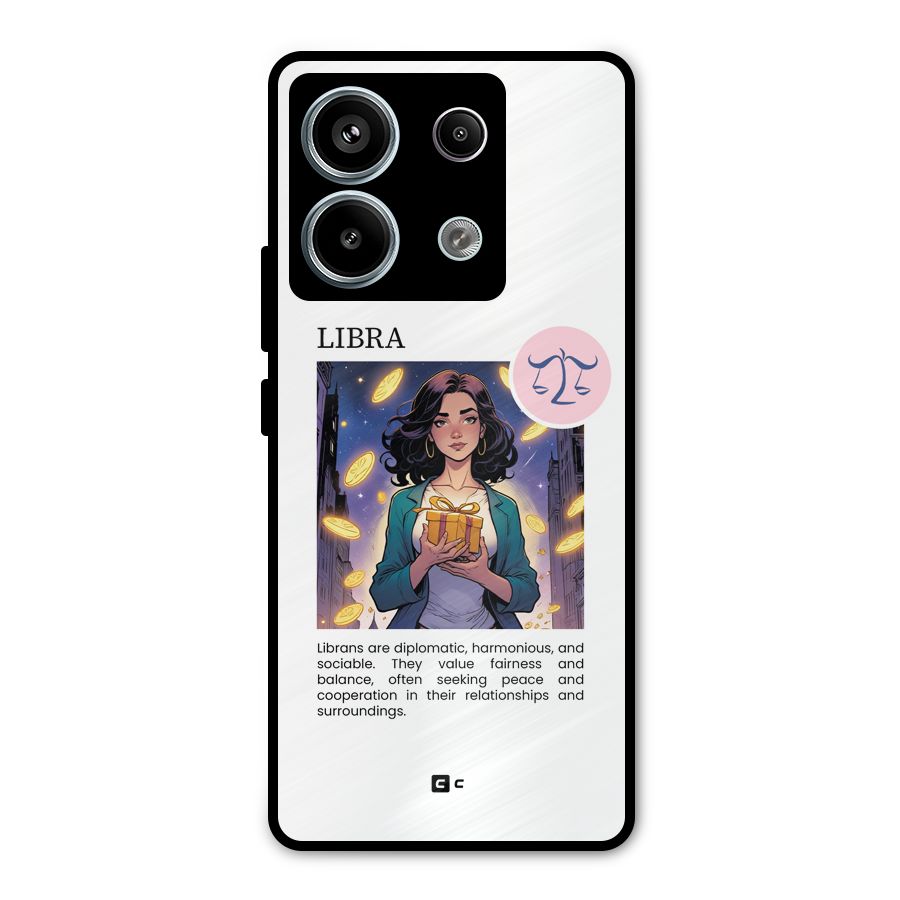 Love Libra Metal Back Case for Redmi Note 13 Pro 5G