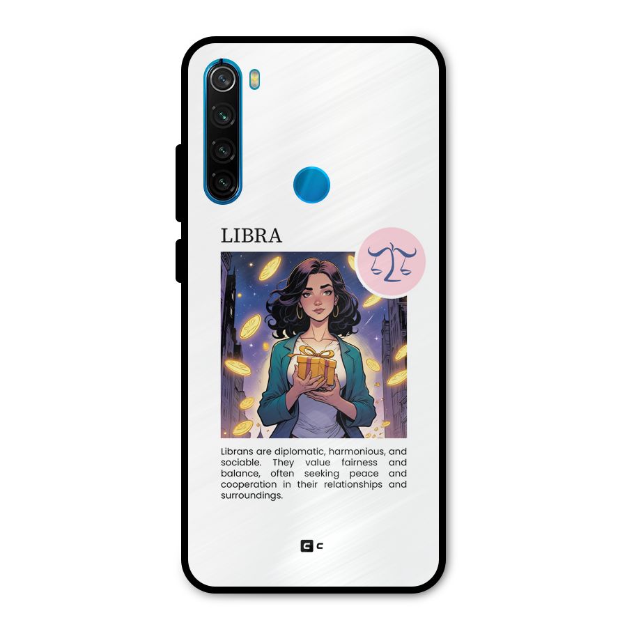 Love Libra Metal Back Case for Redmi Note 8