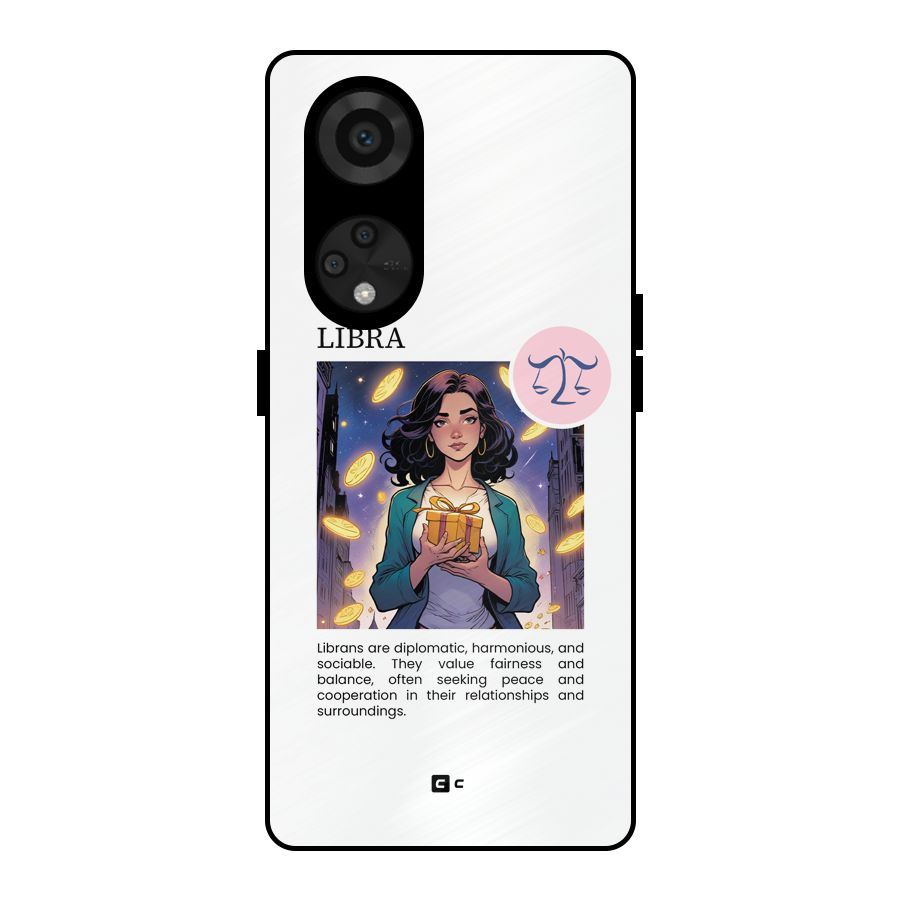 Love Libra Metal Back Case for Reno8 T 5G