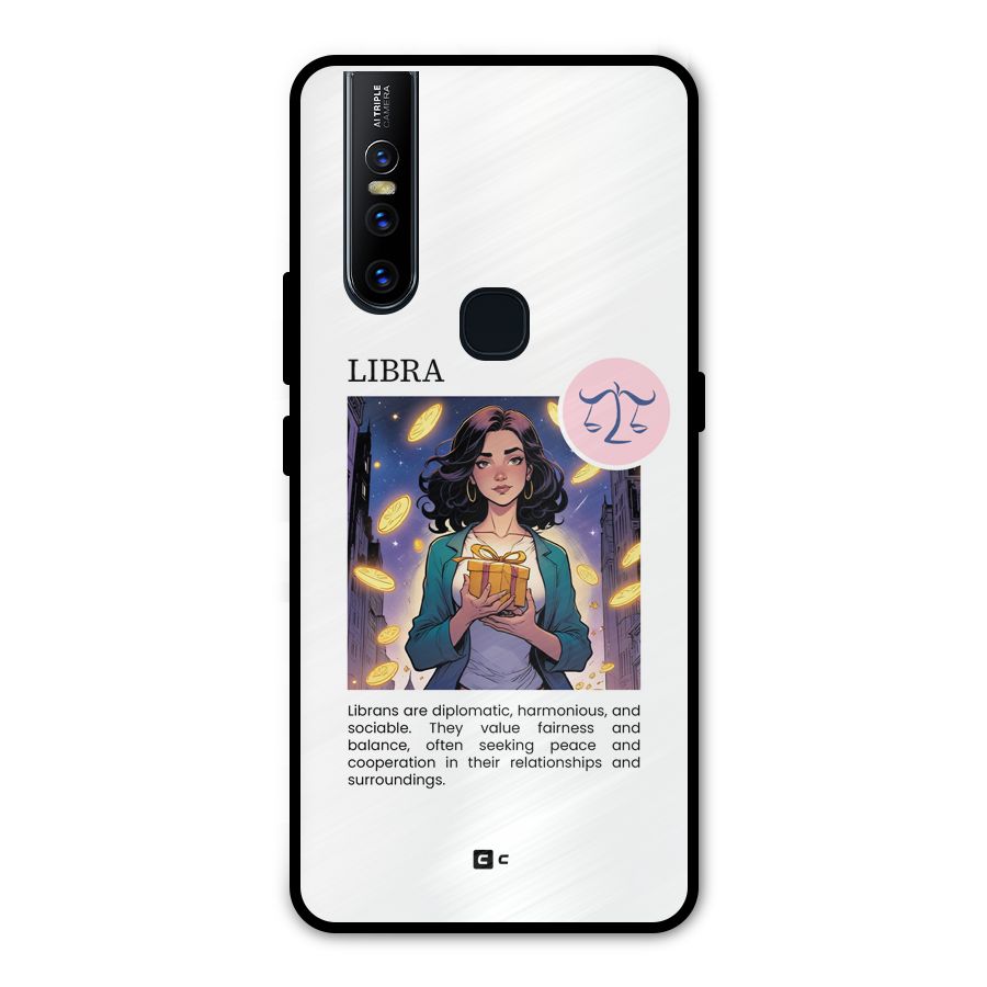 Love Libra Metal Back Case for Vivo V15