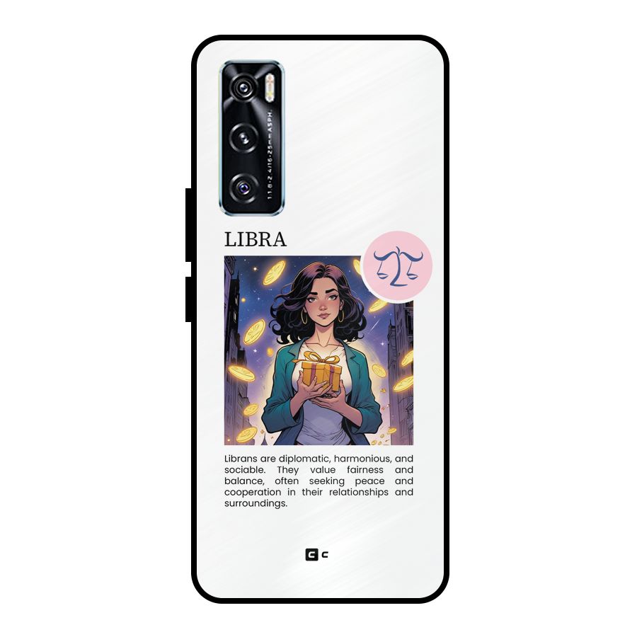 Love Libra Metal Back Case for Vivo V20 SE