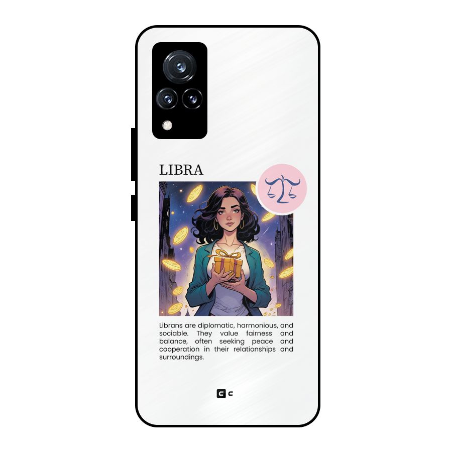 Love Libra Metal Back Case for Vivo V21 5G