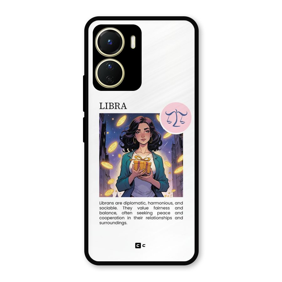 Love Libra Metal Back Case for Vivo Y16