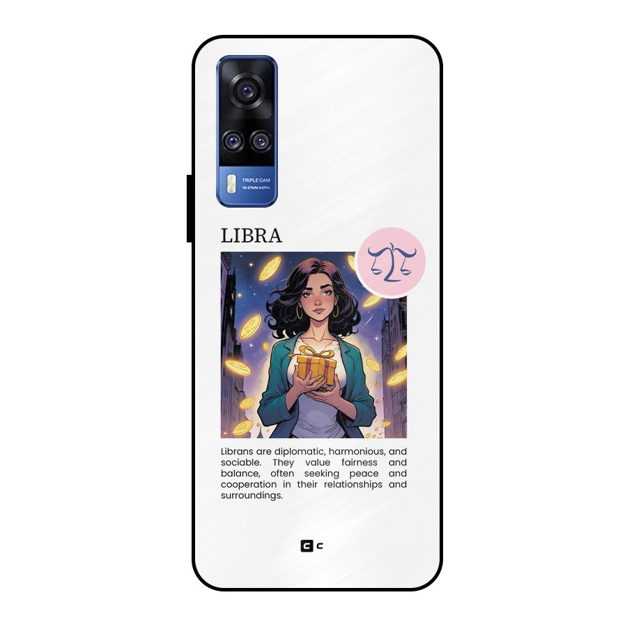 Love Libra Metal Back Case for Vivo Y51