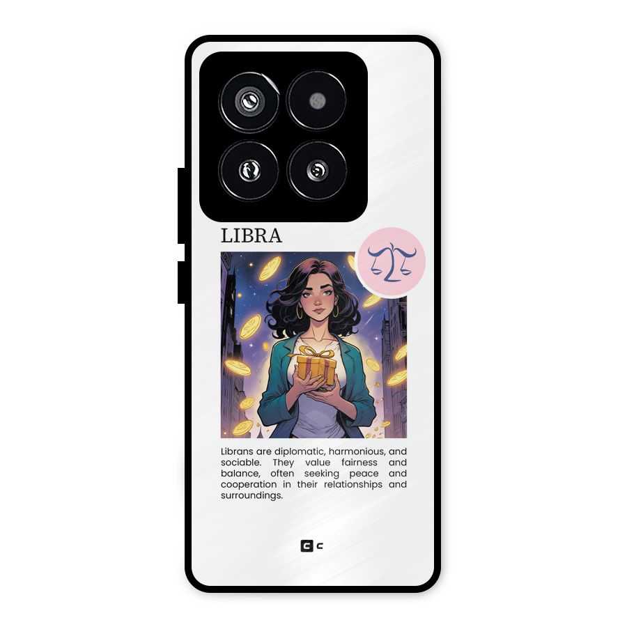 Love Libra Metal Back Case for Xiaomi 14 Pro