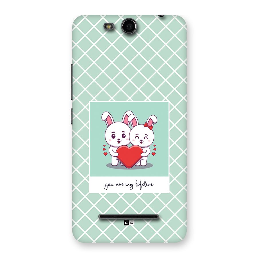 Love Lifeline Back Case for Canvas Juice 3 Q392