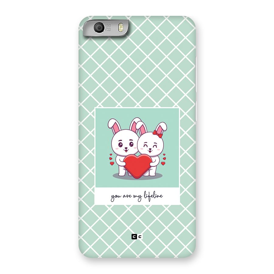 Love Lifeline Back Case for Canvas Knight 2