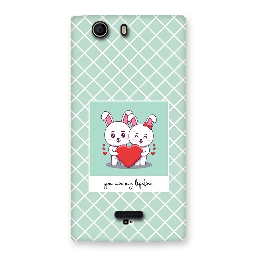 Love Lifeline Back Case for Canvas Nitro 2 E311