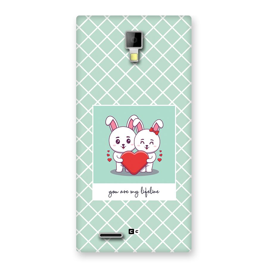 Love Lifeline Back Case for Canvas Xpress A99