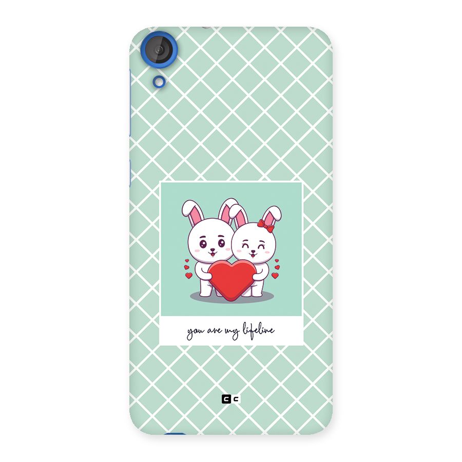 Love Lifeline Back Case for Desire 820