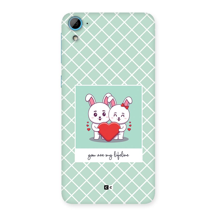 Love Lifeline Back Case for Desire 826