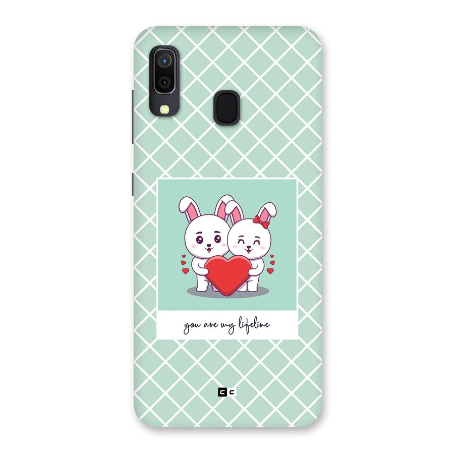 Love Lifeline Back Case for Galaxy A20