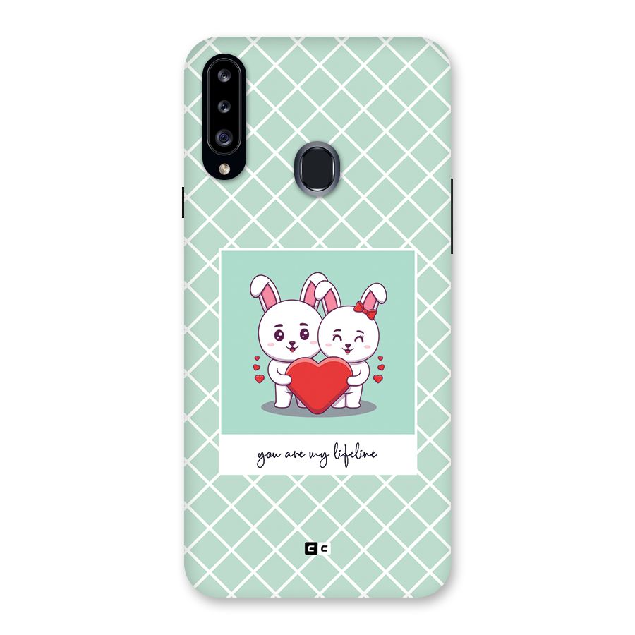 Love Lifeline Back Case for Galaxy A20s