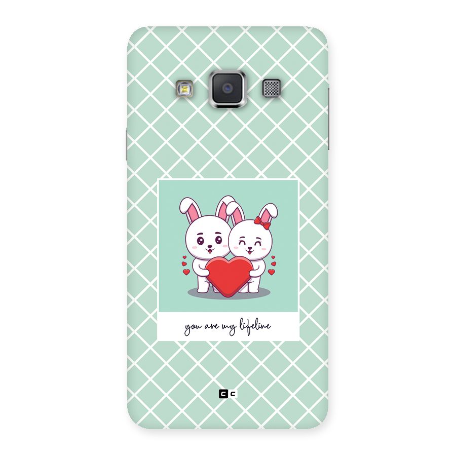 Love Lifeline Back Case for Galaxy A3