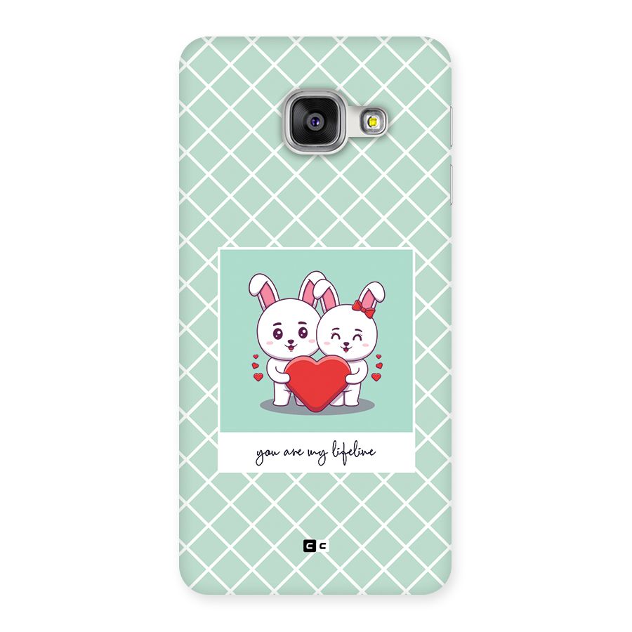 Love Lifeline Back Case for Galaxy A3 (2016)