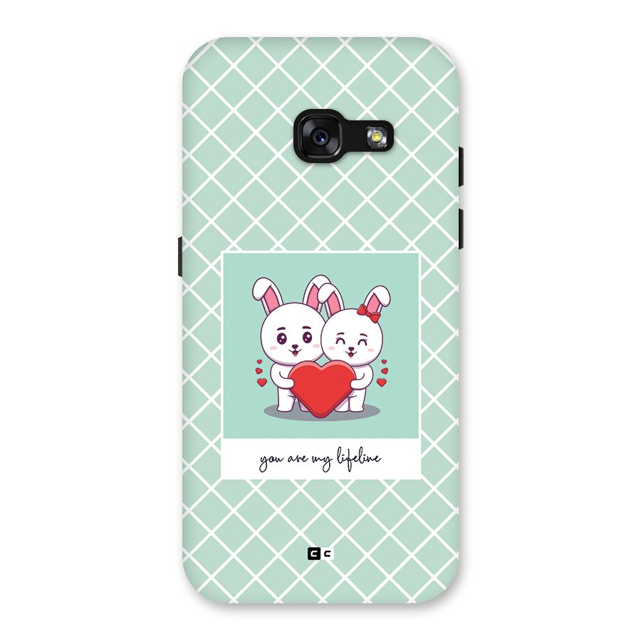 Love Lifeline Back Case for Galaxy A3 (2017)